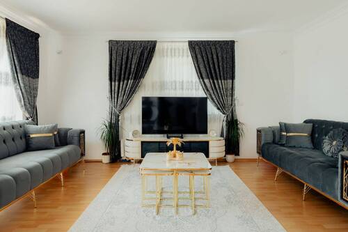 Wohnzimmer - Etagenwohnung mit 109,90 m² in Overath zum Kaufen