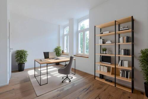 Arbeitszimmer Gestaged - Etagenwohnung mit 90,50 m² in Offenbach zum Kaufen