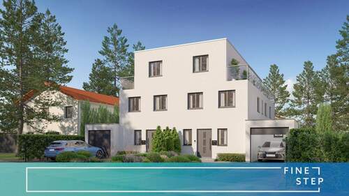FINESTEP Immobilien GmbH - Wohnen mit Stil - großzügige Doppelhaushälfte in begehrter Lage von Waldperlach