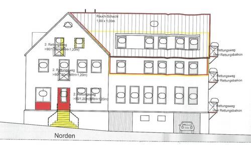 Außenansicht - Projektpaket: Bestandsgebäude mit Baugenehmigung zum Umbau als Mehrfamilienhaus!