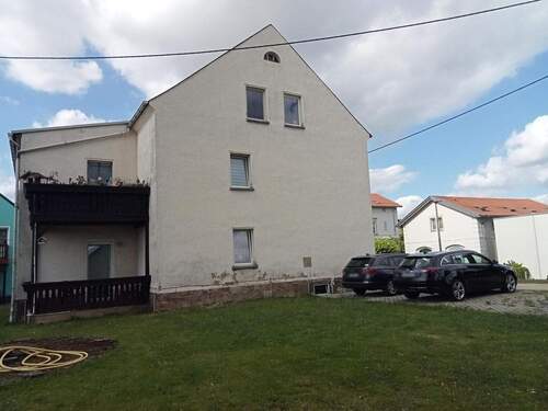Westgiebel mit Balkonen - 