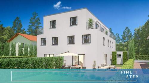 FINESTEP Immobilien GmbH - Wohnen mit Stil - großzügige Doppelhaushälfte in begehrter Lage von Waldperlach