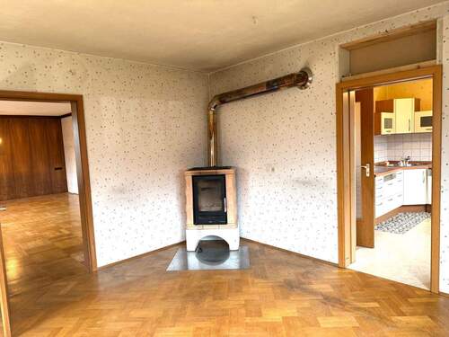 Esszimmer mit Ofenanschluss - 