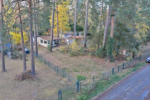 Luftaufnahme Straßenansicht - Grundstück zum Kaufen in Wandlitz