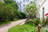 Grüner Innenhof - 