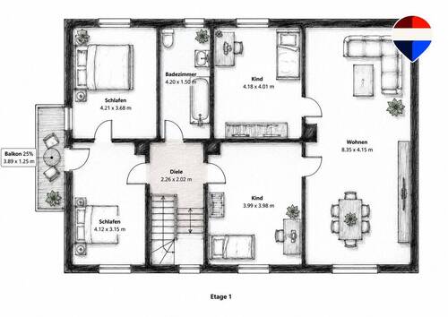 REMAX Immobilien DeLux Einfamilienhau OG Ballweiler Mark Borowicz - 