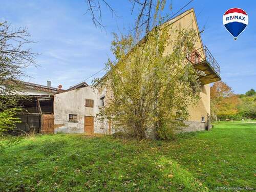 REMAX Immobilien DeLux Einfamilienhau Seitenansicht Ballweiler Mark Borowicz - 1 Zimmer Einfamilienhaus zum Kaufen in Blieskastel / Ballweiler