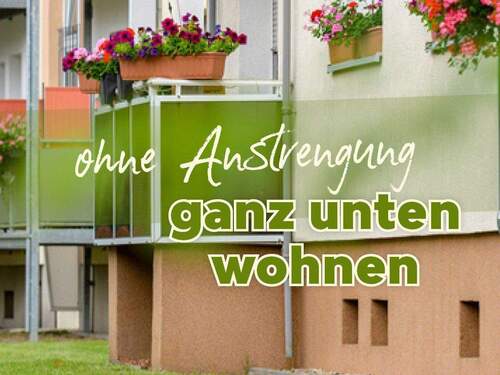Neue Wohnung im Erdgeschoss - Zweiraumwohnung im Erdgeschoss sucht neuen Mieter!