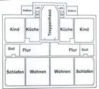 GRUNDRIß Beispiel Wohnungen 1.OG - 