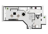 Grundriss untere Ebene - 