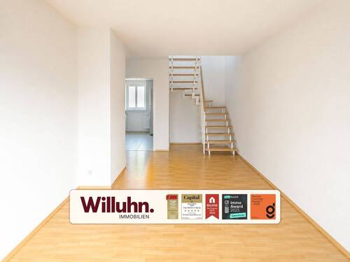 Wohnbereich - Lichtdurchflutetes Wohnglück in der Südvorstadt - 3,5 Zimmer Maisonette Wohnung