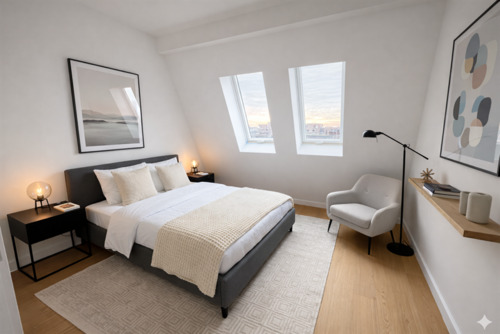 Raumbeipiel Schlafzimmer - Etagenwohnung mit 106,00 m&sup2; in Berlin zum Kaufen