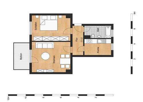 Bild 4 - Etagenwohnung mit 51,40 m² in Oschersleben zur Miete
