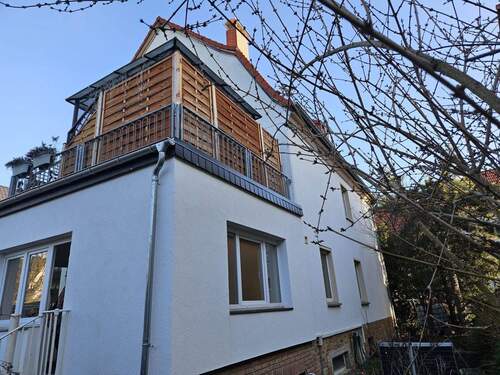 Seitenansicht - Mehrfamilienhaus, Wohnhaus mit 322,00 m&sup2; in Halle zum Kaufen