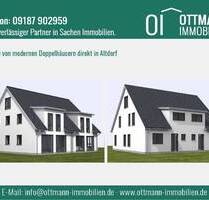 NEUBAU von modernen Doppelhäusern direkt in Altdorf - Altdorf b. Nürnberg