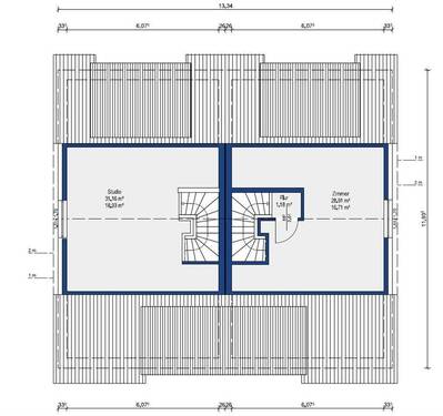 Spitzboden Ausbau ist möglich - 
