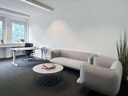 Kleinen Büro (2).jpg - Privater Büroraum für 2 Personen in DUSSELDORF, HQ Berliner Allee