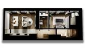  Grundriss 1. - 3.OG Mitte - visualisiert - 2 Zimmer Etagenwohnung zur Miete in Leipzig