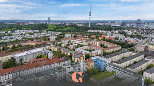 Luftaufnahme - Stilvoll saniertes Apartment mit Innenhofausrichtung - Einziehen oder Vermieten!