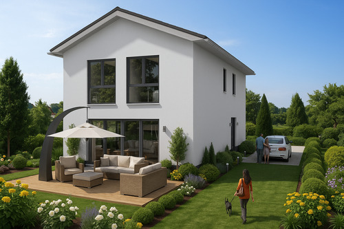 Terrassenansicht.png - Familienfreundliches Neubau-Stadthaus in Dresden-Weißig – ein Zuhause zum Ankommen und Wohlfühlen