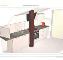 Frei ab sofort 3-Zimmer-Dachgeschosswohnung im 3. Obergeschoss (ohne Aufzug) neue Einbauküche - Traben-Trarbach