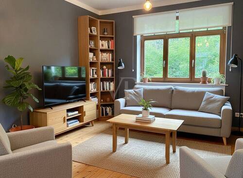 KI Homestaging Wohnzimmer - 