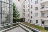 Blick vom Balkon - 