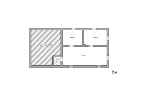 Skizze Kellergeschoss - 