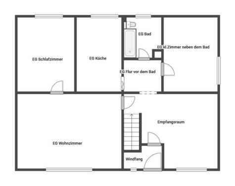 EG Raumanordnung in Ihrem Haus - Doppelhaushälfte mit 112,00 m&sup2; in Ferdinandshof zum Kaufen