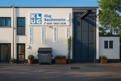 Außenansicht - Große Gewerbe-Produktionshalle mit Büroeinheit und großzügigen Freiflächen zur vielseitigen Nutzung