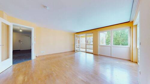 Wohn-/Essbereich Ansicht I - 3 Zimmer Etagenwohnung in Frankfurt am Main