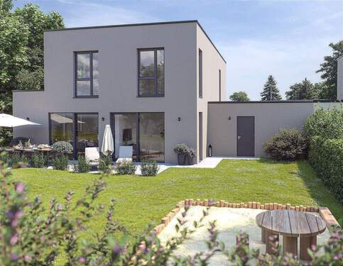 Ansicht Gartenseite - 5 Zimmer Einfamilienhaus zum Kaufen in Erfurt
