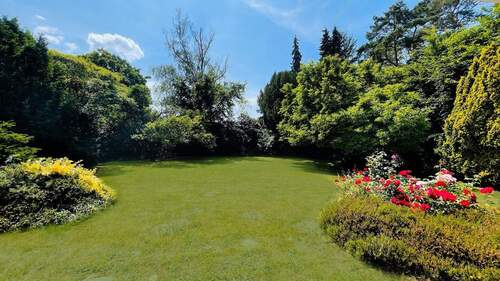 Terrassenblick in den Garten - 