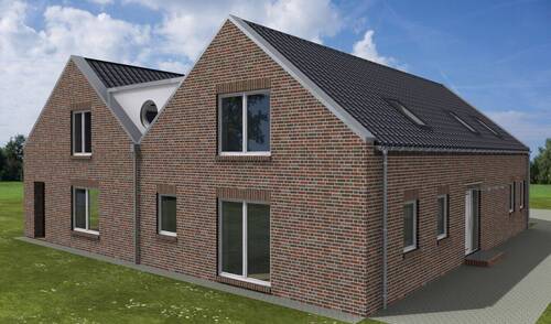 Rückansicht - 3 Zimmer Etagenwohnung zur Miete in Moormerland