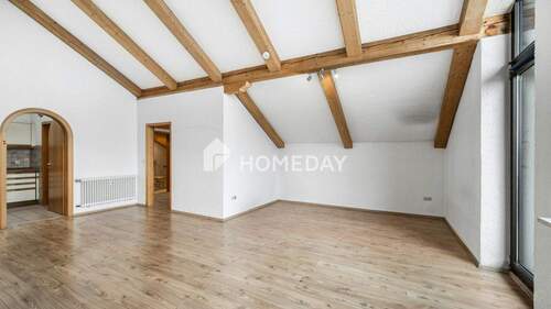 Wohnzimmer 2 - 3 Zimmer Etagenwohnung in Burgkirchen an der Alz (DG)