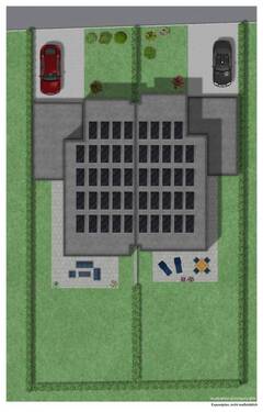 Lageplan vom Grundstück - Visualisierung - 