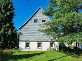 Giebelansicht - 6 Zimmer Bauernhaus, Landhaus in Neukirch/Lausitz