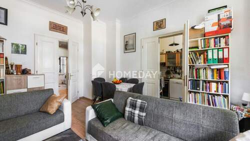 Wohnzimmer 2 - Etagenwohnung mit 97,70 m² in Leipzig zum Kaufen