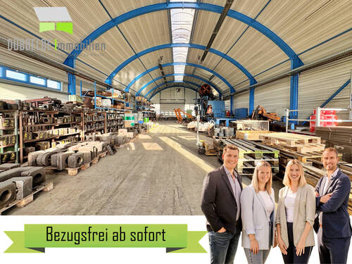 Innenansicht Lagerhalle - Moderne Produktions- und Lagerhalle in Top-Zustand direkt an der A28 - vielseitig nutzbar!