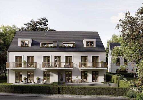 MFH Ansicht.jpg - Birkenhöfe Bubenreuth - Neubau Wohnen im Grünen