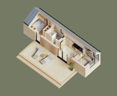 Visualisierung 3 Tiny House - Grundstück in Brodersby zum Kaufen