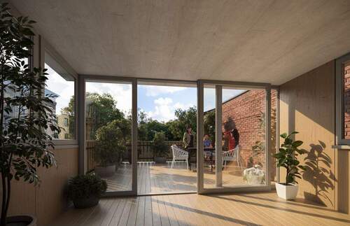 Dachterrasse Wohnung 1. OG (Visualisierung) - 