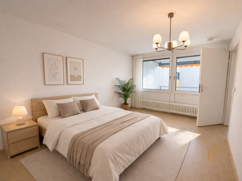 Schlafzimmer visualisiert - 