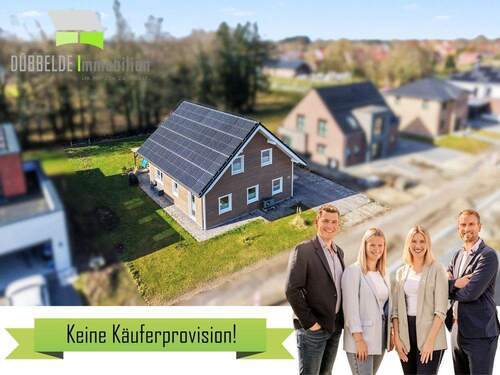 Außenansicht - Modern wohnen in Rhauderfehn - Energieeffizientes Einfamilienhaus mit besonderem Charme. (KfW 40 NH)