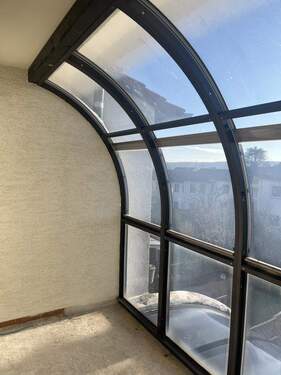 Balkon mit Wintergarten - 