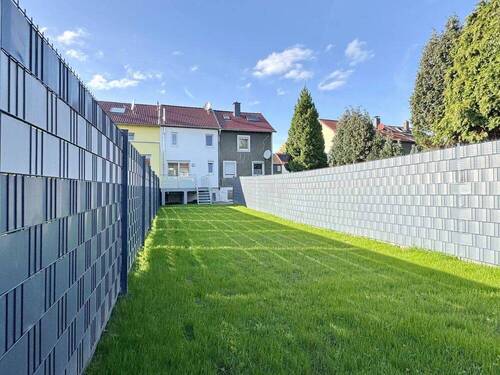 Garten und Rückansicht - 3 Zimmer Reihenmittelhaus zum Kaufen in Castrop-Rauxel