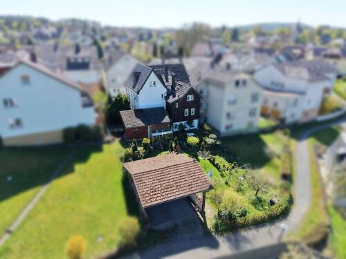 Luftbild - TOP-Gelegenheit - ZWEI DOPPELHAUSHÄLFTEN - Selbst einziehen, vermieten oder beides kombinieren!