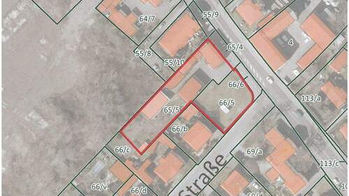 Lageplan Bestand - Grundstück in Dresden