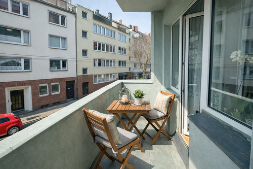 Balkon - 2 Zimmer Etagenwohnung zum Kaufen in Düsseldorf