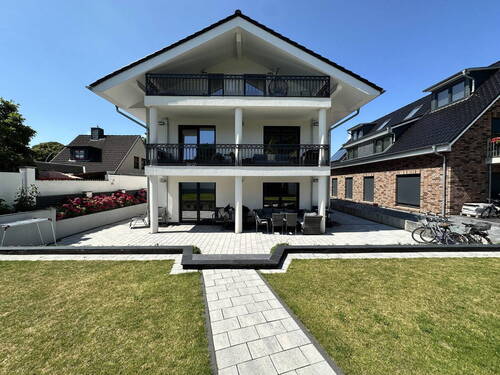 Gartenbereich - Terrassenwohnung mit Garten + 23m² Gartenhaus zur Alleinnutzung